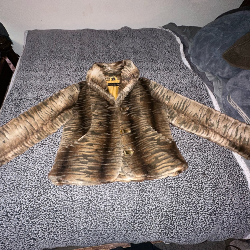 Baby phat faux coat